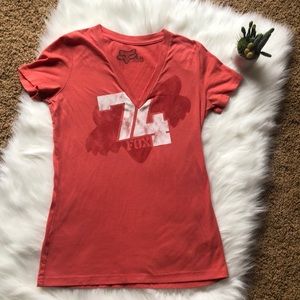 Fox 74 V Neck Women's T-Shirt